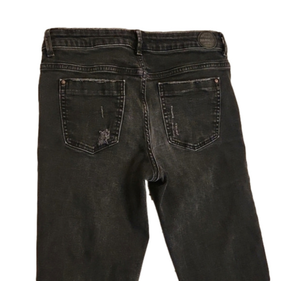 WOMENS Zara faded black distressed skinny jean size 6. - Picture 13 of 14
